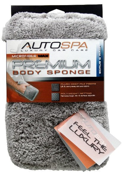 HOPKINS MANUFACTURING, Carrand AutoSpa 8 in. L X 5 in. W Microfiber Car Sponge 1 pk