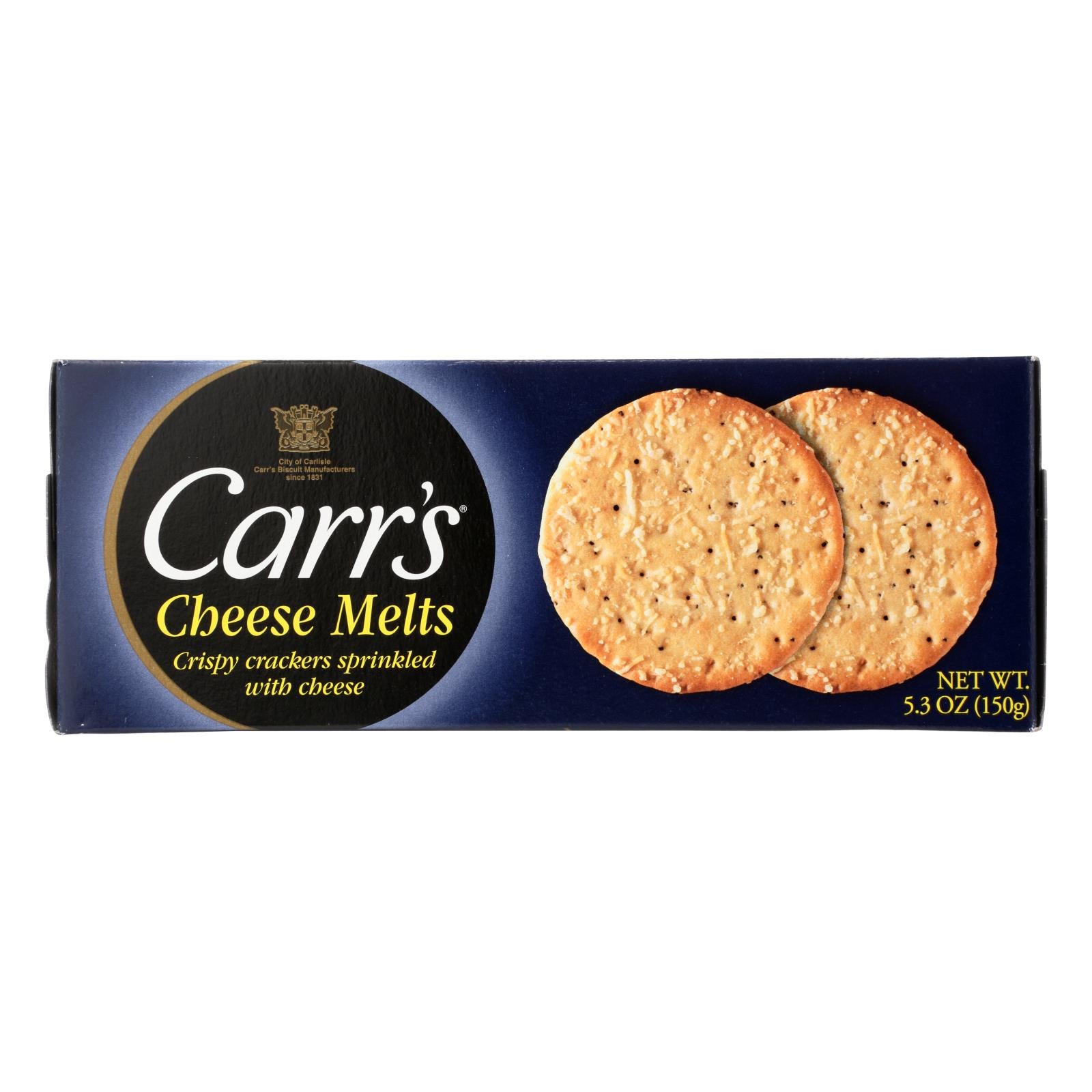 Carr'S, Carr's Cracker - Cheese Melt - Caisse de 12 - 5.3 oz