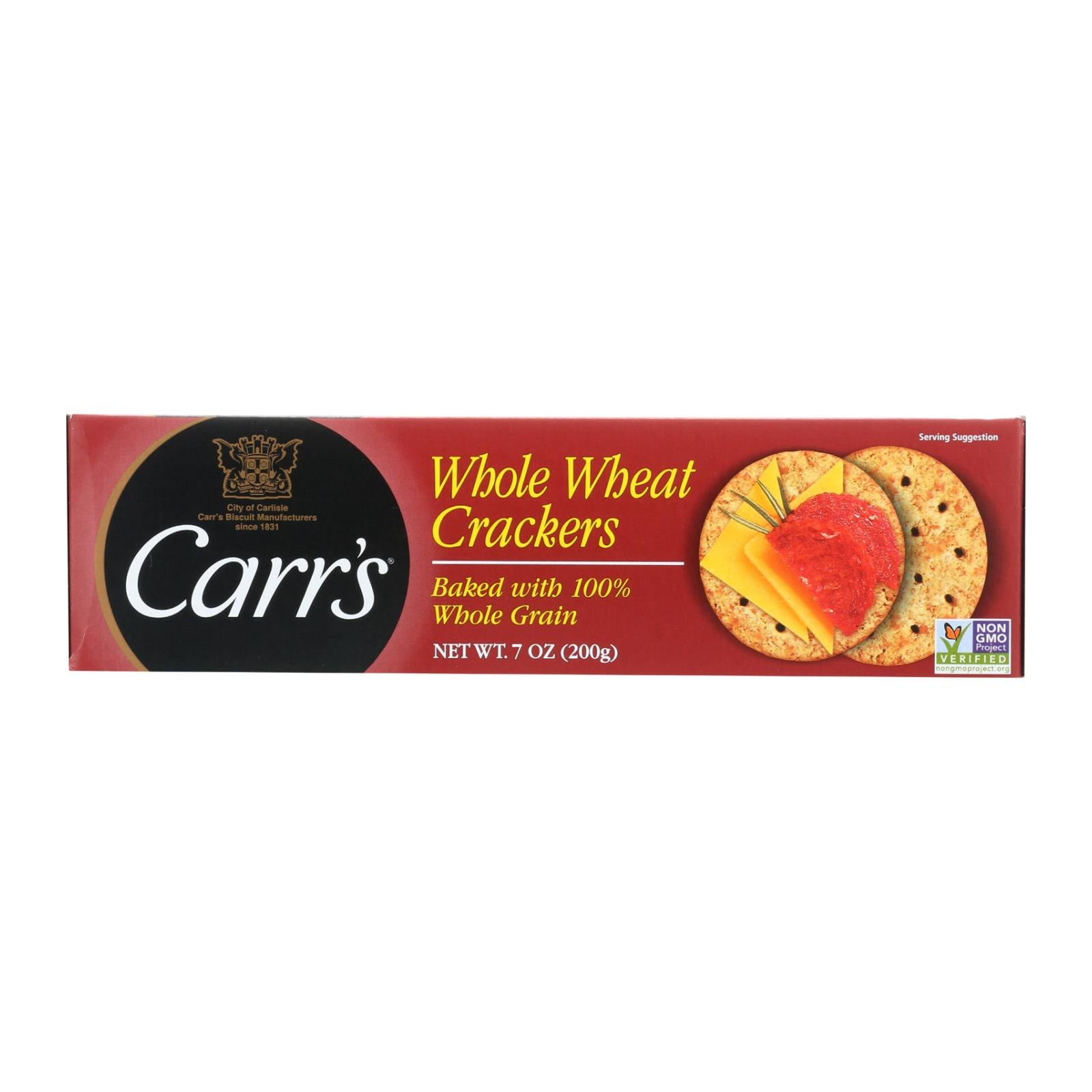 Carr'S, Carr's - Crackers - Blé entier - Caisse de 12 - 7.1 oz (Paquet de 12)