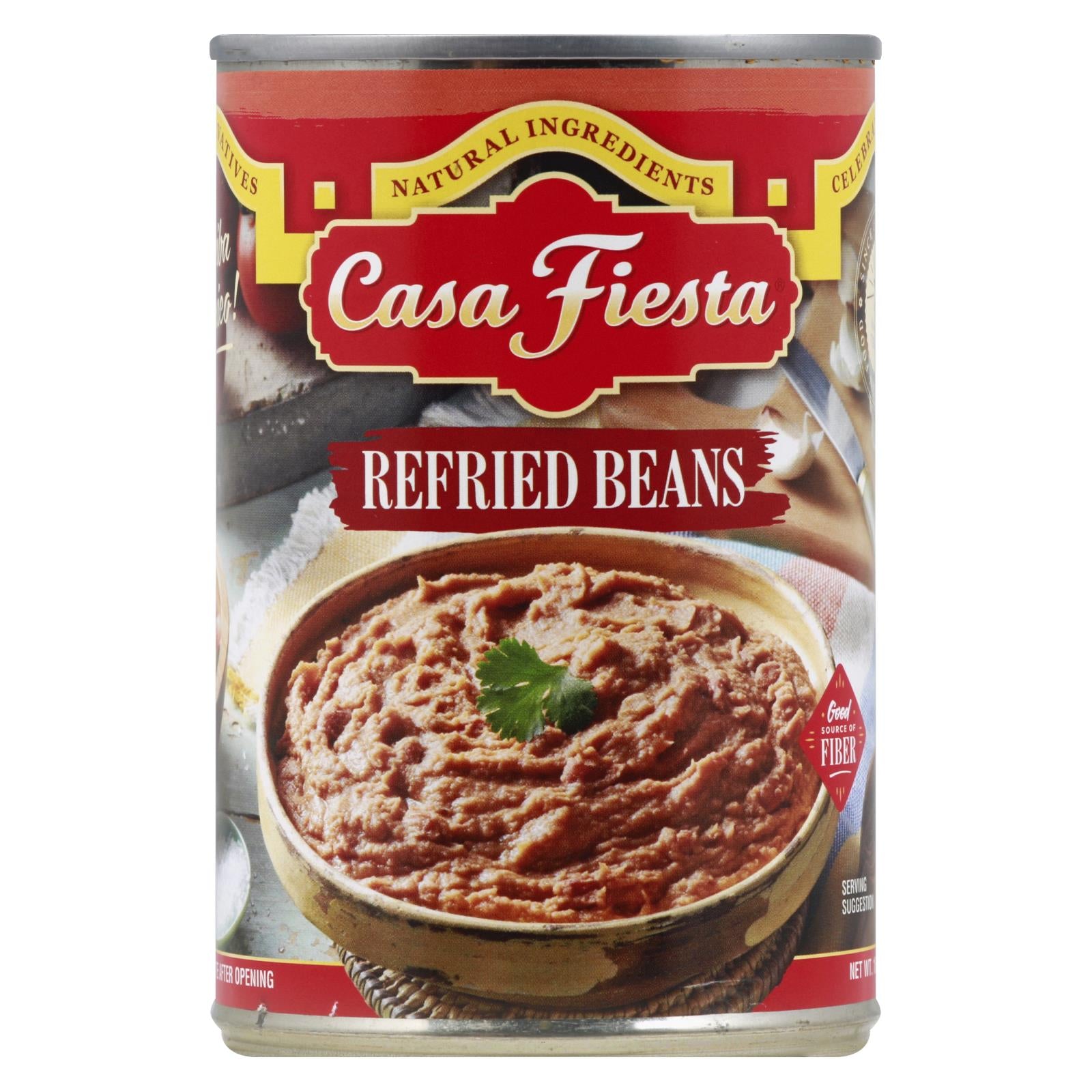 Casa Fiesta, Casa Fiesta Haricots Frits - Caisse de 12 - 16 OZ (Paquet de 12)