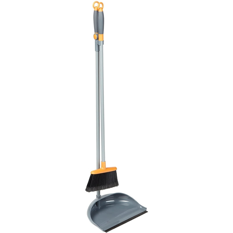 BRADSHAW INTERNATIONAL INC, Casabella 9 in. W Stiff PVC Broom with Dustpan (Pack of 4)