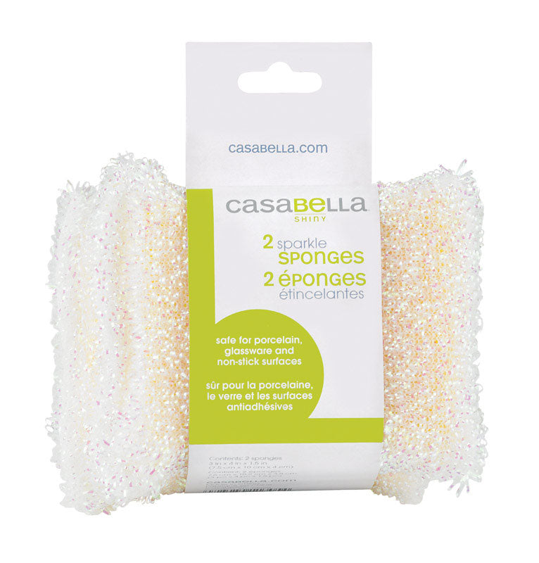 BRADSHAW INTERNATIONAL INC, Casabella Delicate, Light Duty Cleaning Pad For Multi-Purpose 4 in. L 2 pk