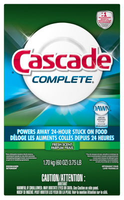 PROCTER & GAMBLE, Cascade poudre à vaisselle 60 oz (paquet de 6)