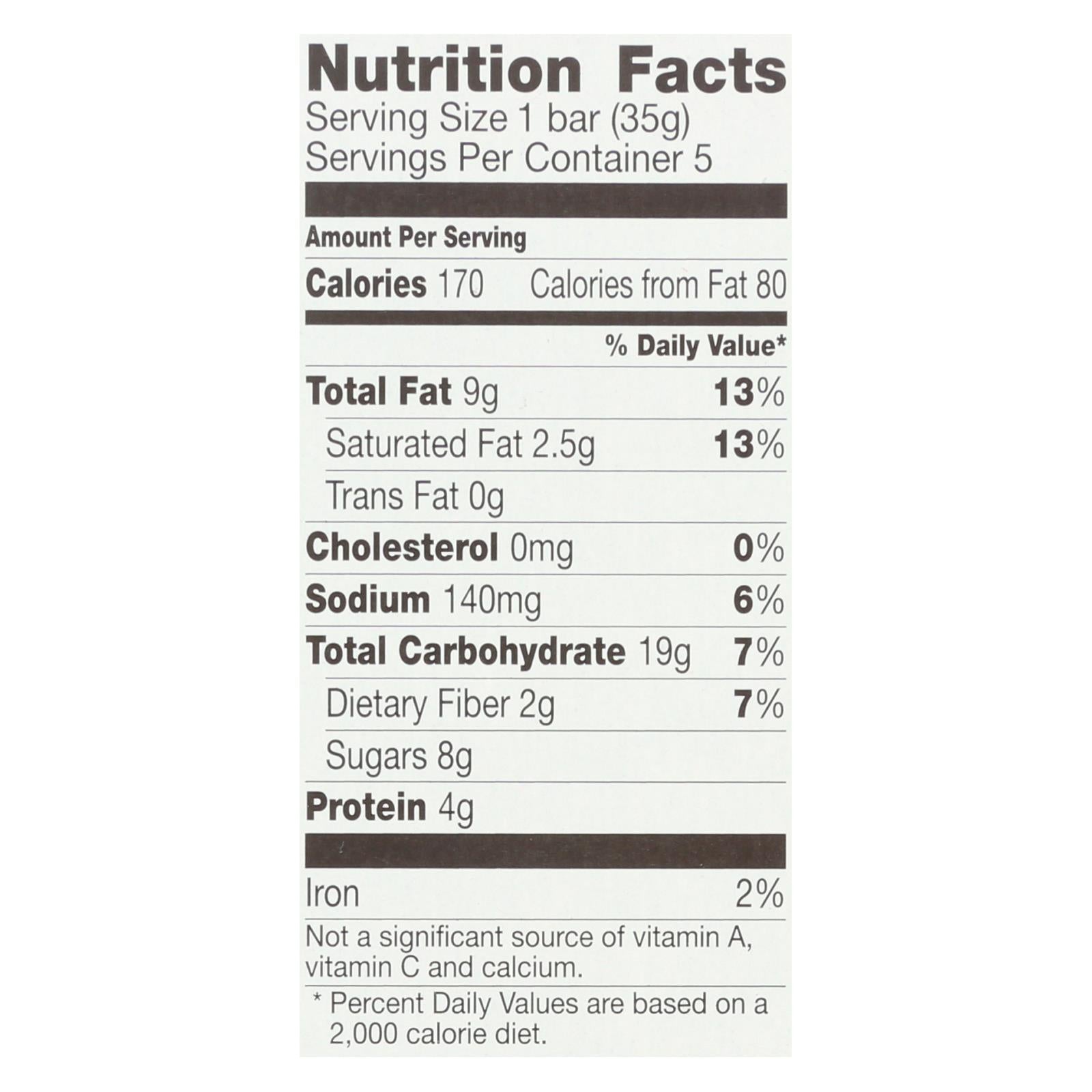 Ferme des Cascades, Cascadian Farm Barres sucrées et salées - biologique - bretzel aux arachides - 6.2 oz - carton de 12 (Paquet de 12)