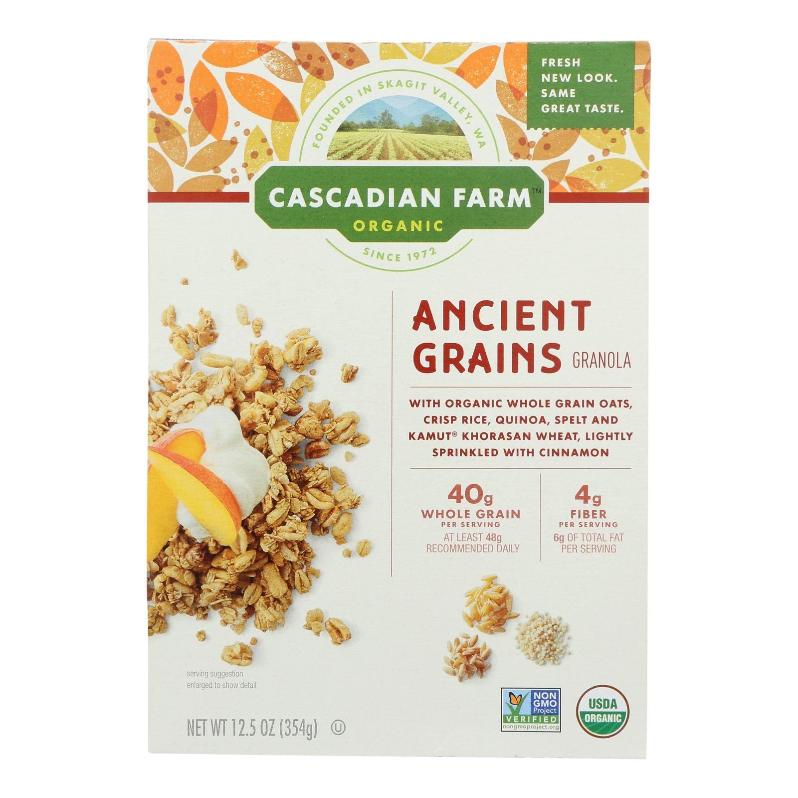 Ferme des Cascades, Cascadian Farm Granola biologique - Grains anciens - caisse de 6 - 12,5 oz (paquet de 6)