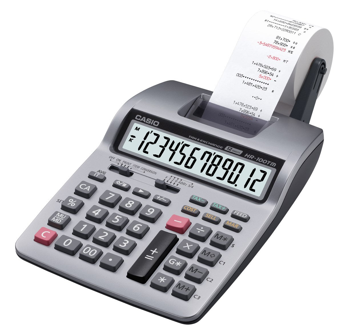 Casio, Casio HR-100TM HR-100TM Calculatrice d'affaires