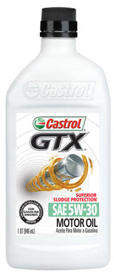 A ET I DISTRIBUTEURS, Castrol 06144 1 Quart Sae 5/30 Castrol Gtx Drive Hard Motor Oil (Pack de 6)