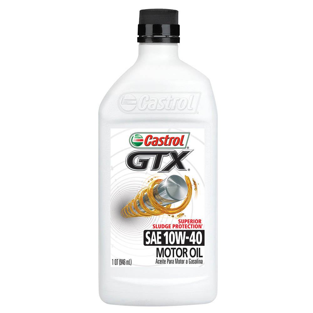 Castrol, Castrol 06146 1 Quart Sae 10/40 Castrol Gtx Drive Hard Motor Oil (Pack de 6)