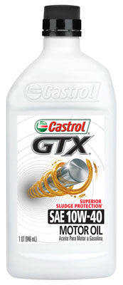 Castrol, Castrol 06146 1 Quart Sae 10/40 Castrol Gtx Drive Hard Motor Oil (Pack de 6)