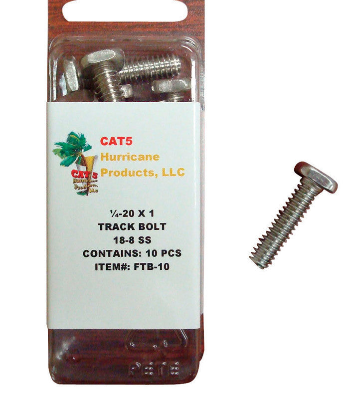 Cat 5 Hurricane Products, Cat 5 F Track Bolts 10/Pack