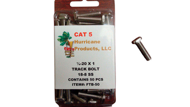 Cat 5 Hurricane Products, Cat 5 F Track Bolts 50/Pack