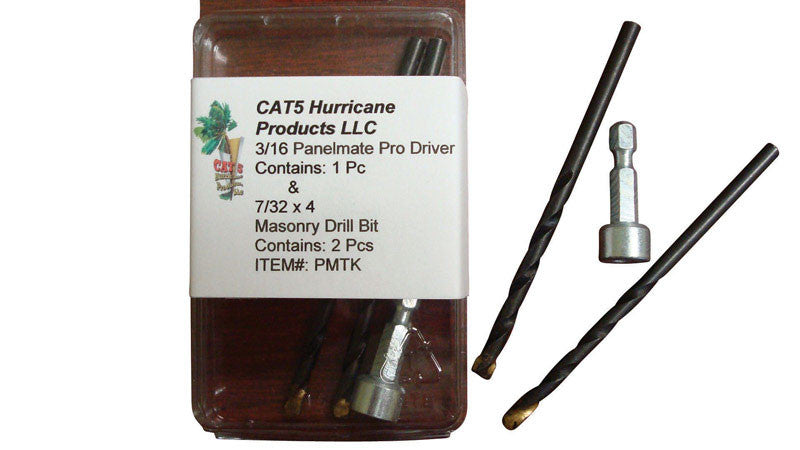 Cat 5 Hurricane Products, Cat 5 Panel Mate Driver And Bits 3/16 "