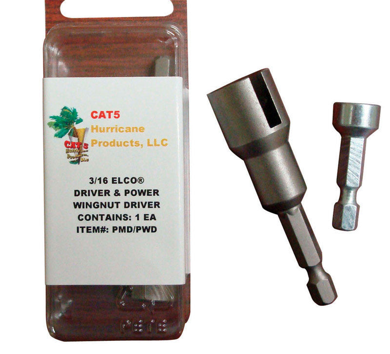 Cat 5 Hurricane Products, Cat 5 Panel Mate Driver and Power Wing Nut Driver