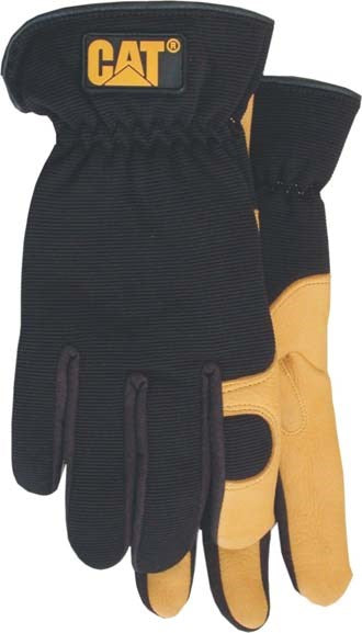 Gants pour chats, Cat Gloves CAT012205M Medium Premium Leather Gloves With Gel Pad In Palm (Gants en cuir de première qualité avec coussinets en gel dans la paume)