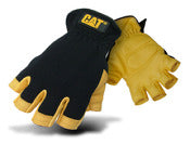 West Chester Holdings Inc, Cat Gloves CAT012206J Jumbo Gants demi-doigts en peau de cerf de première qualité