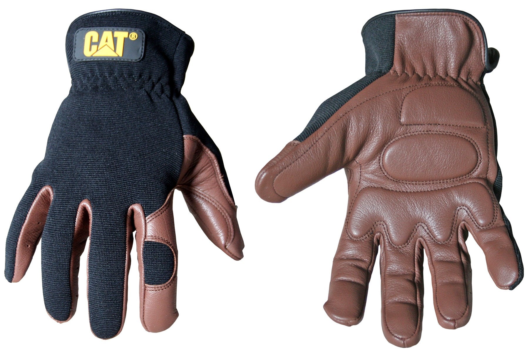 Gants de chat, Cat Gloves CAT012216J Jumbo Gants en peau de daim et élasthanne marron