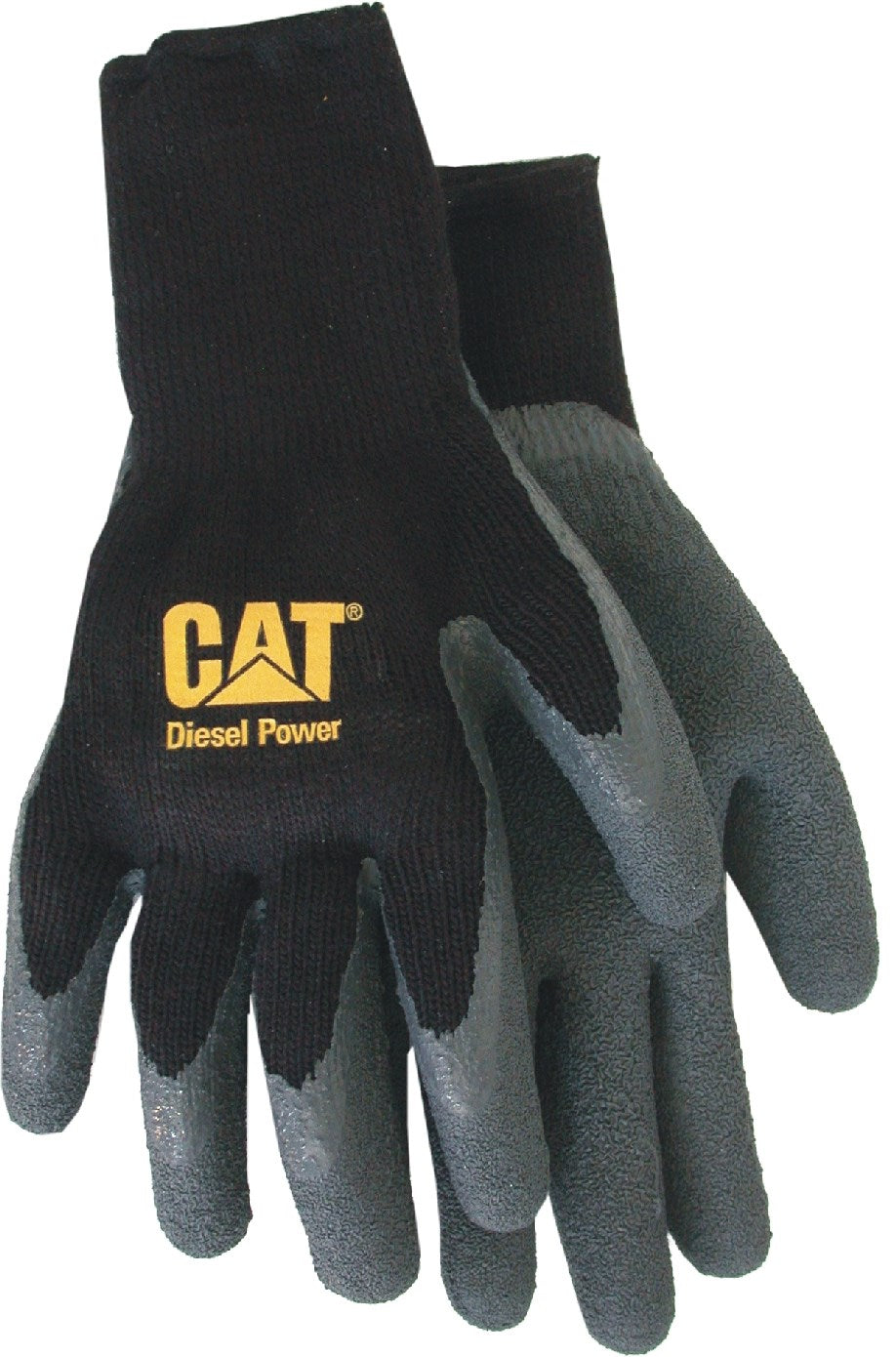 Gants de chat, Cat Gloves CAT017410M Gants moyens à paume en latex entièrement enduite noir