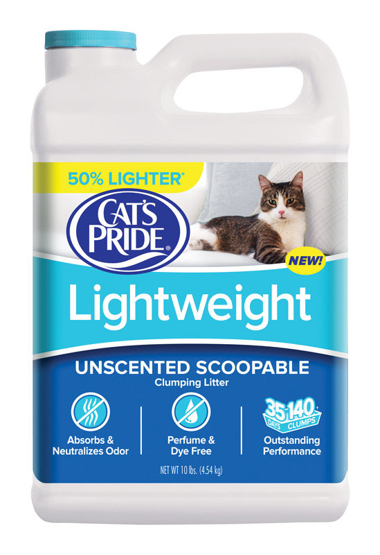 OIL-DRI CORP OF AMERICA, Cat's Pride No Scent Litière pour chat à ramasser 10 lb