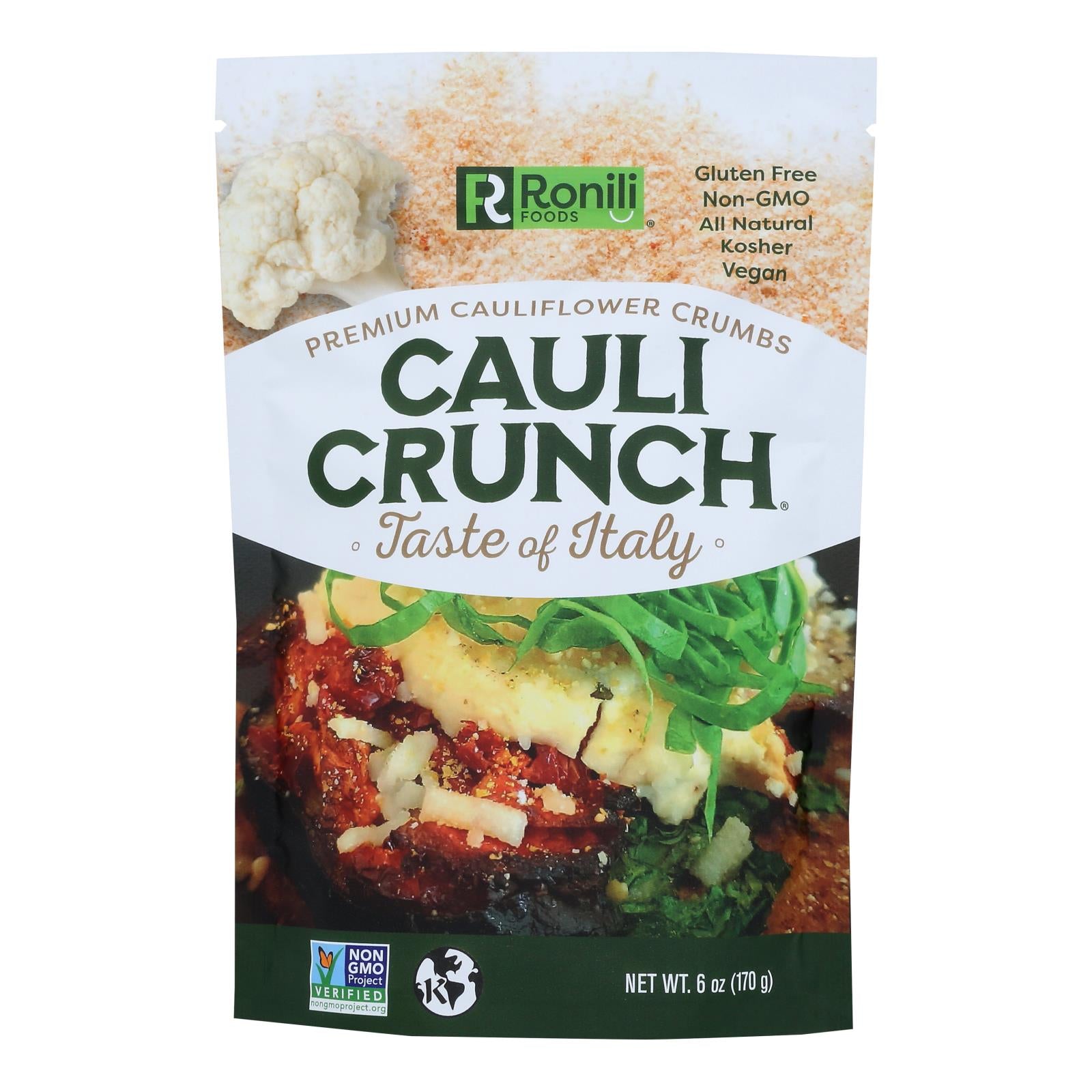 Cauli-Crunch, Cauli-crunch - Califlwr Crmb Tste Italy - CS of 6-6 OZ (Pack de 6)