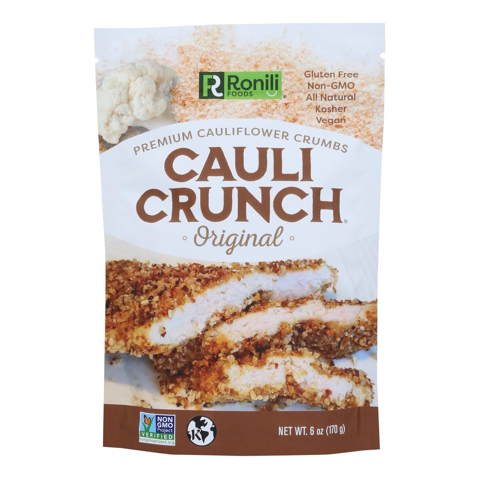 Cauli-Crunch, Cauli-crunch - Miettes de chou Original - CS de 6-6 OZ (paquet de 6)