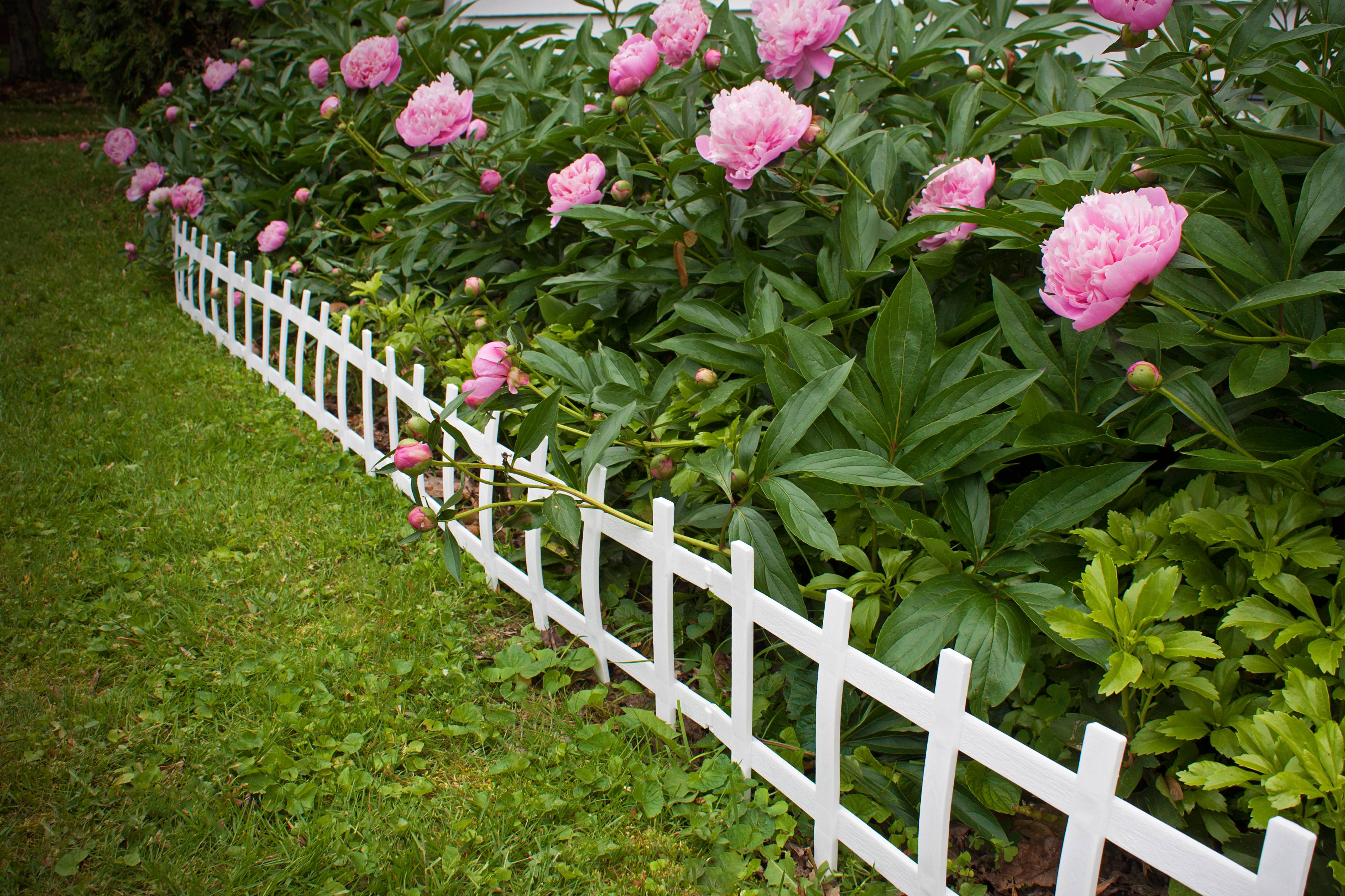 Entrepôt Max, Clôture décorative de style Cape Cod - Bordure blanche - Sections 13 "x33