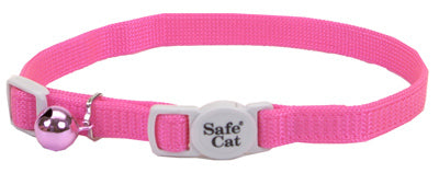 Coastal Pet Products, Inc., Collier pour chat, ajustable, rose, 12-In.