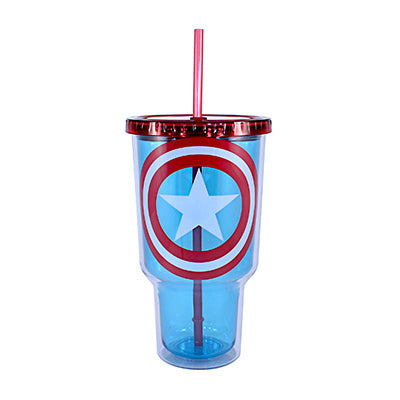 Silver Buffalo Llc, Coupe froide Captain America Shield, 32 oz.