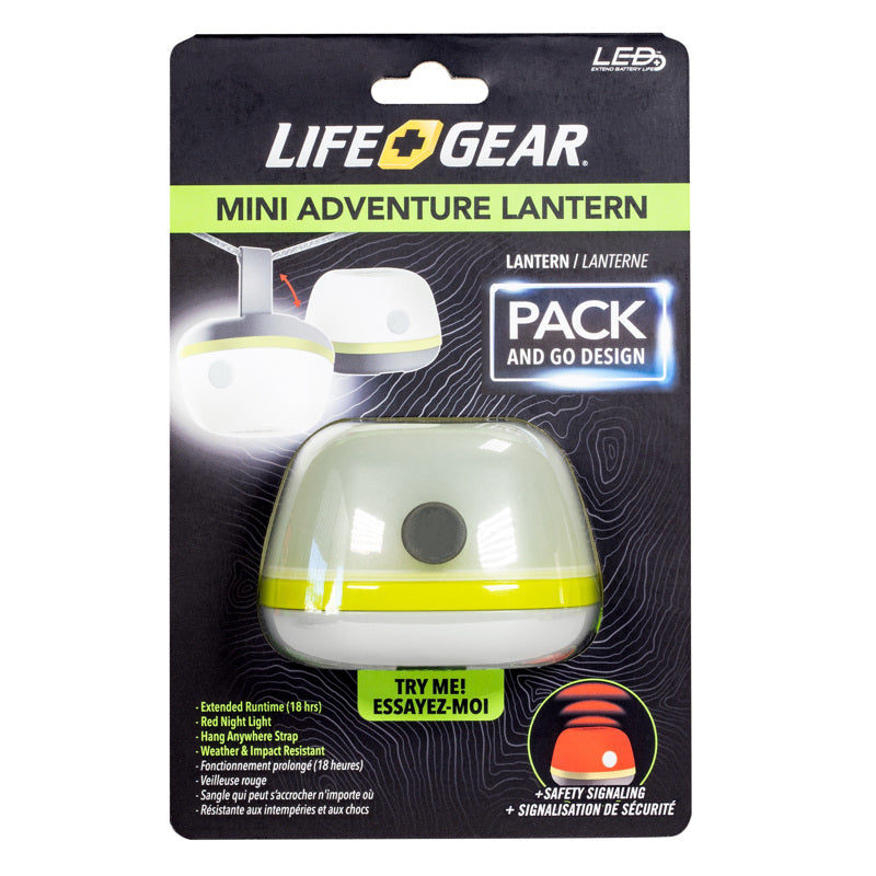 DORCY INTERNATIONAL INC, Dorcy Life+Gear Lanterne de camping LED blanche 50 lm