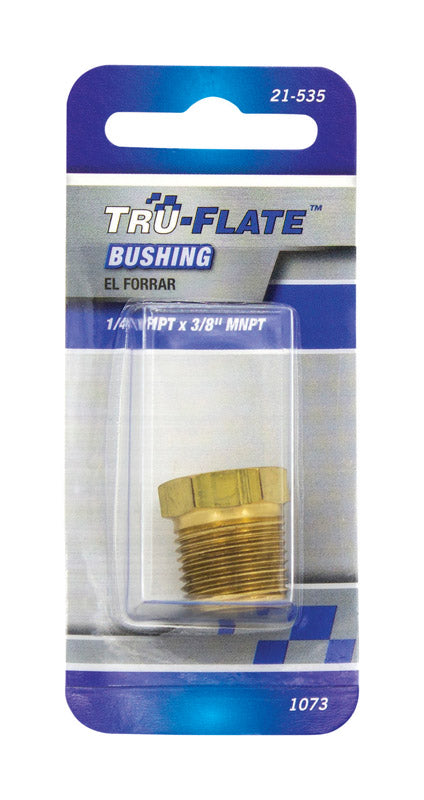 HIGHLINE WARREN LLC, Douille en laiton Tru-Flate 1/4 in. 3/8 in. 1 pc