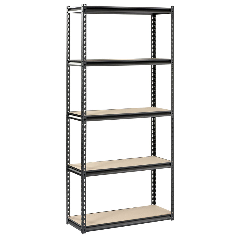 EDSAL MANUFACTURING COMPANY INC, Edsal Muscle Rack en acier noir étagère ajustable 1750 lbs. Capacité 72 H x 34 L x 14 P in.