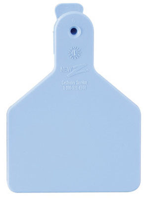 Z Tags, Étiquette pour veau, bleue, 2-3/8 x 3-1/4-In., 25-Pk.