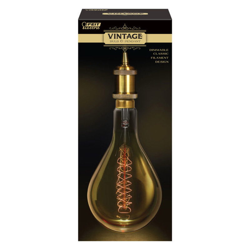 FEIT ELECTRIC CO, Feit 60 W PS52 Ampoule décorative à incandescence E26 (moyenne) Ambre 1 pk