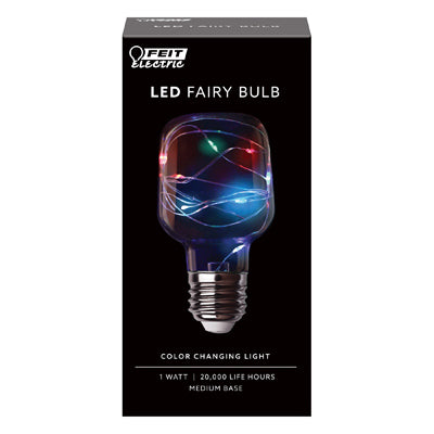 FEIT ELECTRIC CO, Feit Cylinder E26 (Medium) Ampoule LED Multi-Colorée 1 Watt Equivalence 1 pk