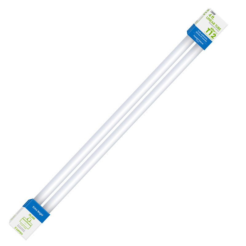 FEIT ELECTRIC CO, Feit Electric 40 W T12 48 in.   L Ampoule fluorescente lumière du jour linéaire 6500 K 2 pk (Pack de 10)