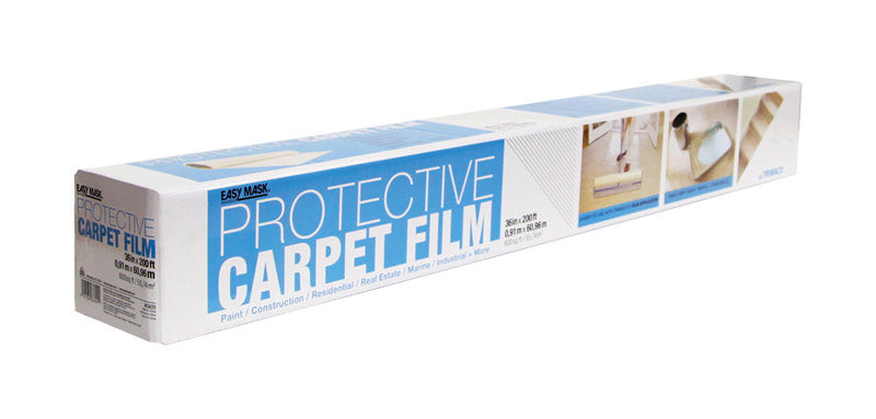 TRIMACO INC, Film protecteur pour tapis Easy Mask 2 mil X 36 in. W X 200 ft. L Papier clair 1 pk