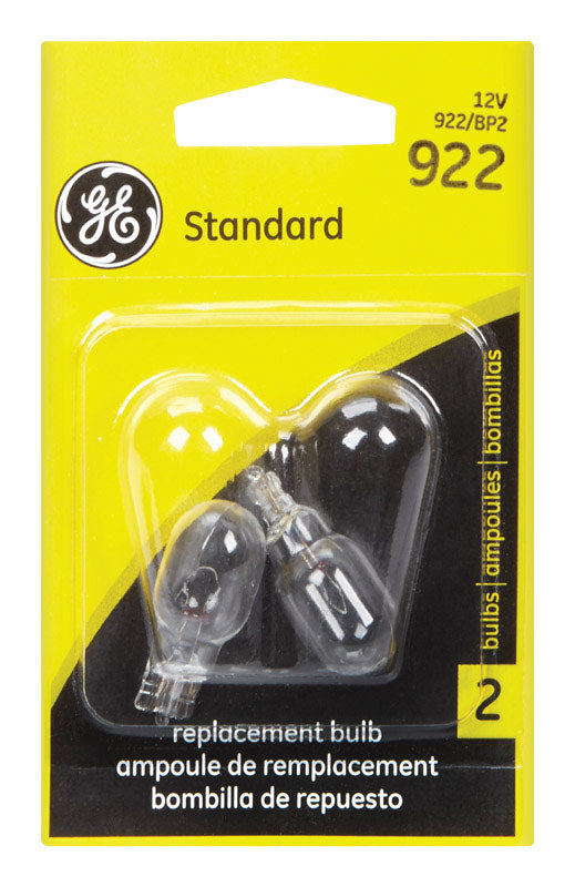 ÉCLAIRAGE GE, GE Automotive Bulb 922/BP2 Clair 2 pk (Pack de 6)