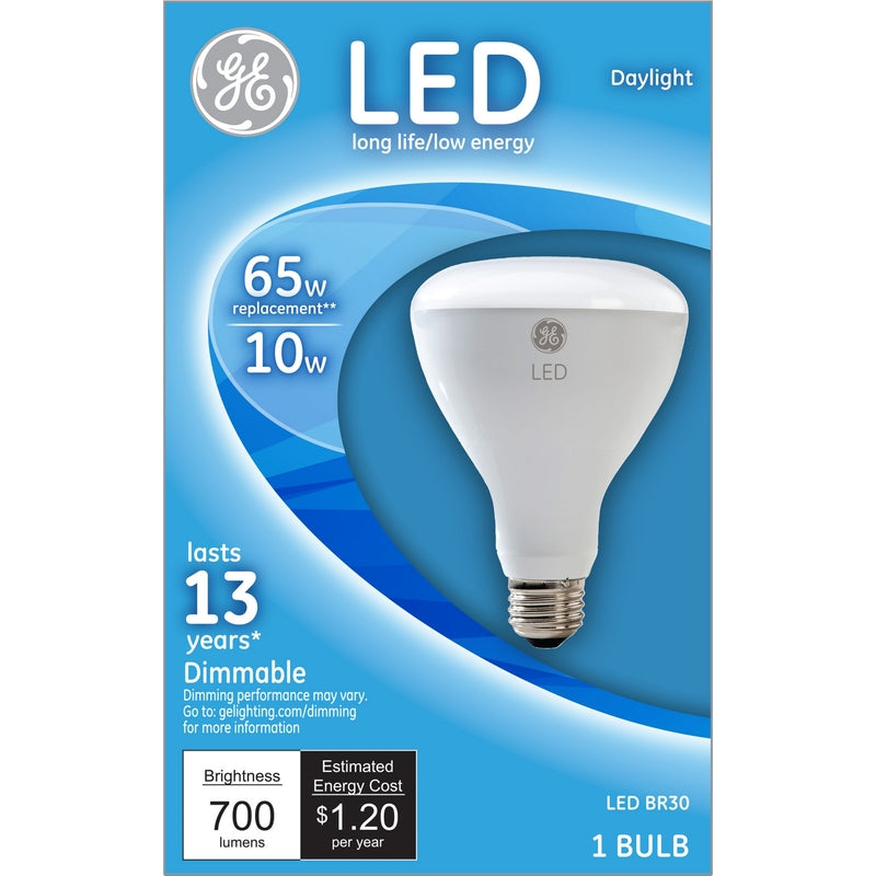 GE, GE BR30 E26 (Medium) Ampoule LED Daylight 65 Watt Equivalence (Pack de 6)