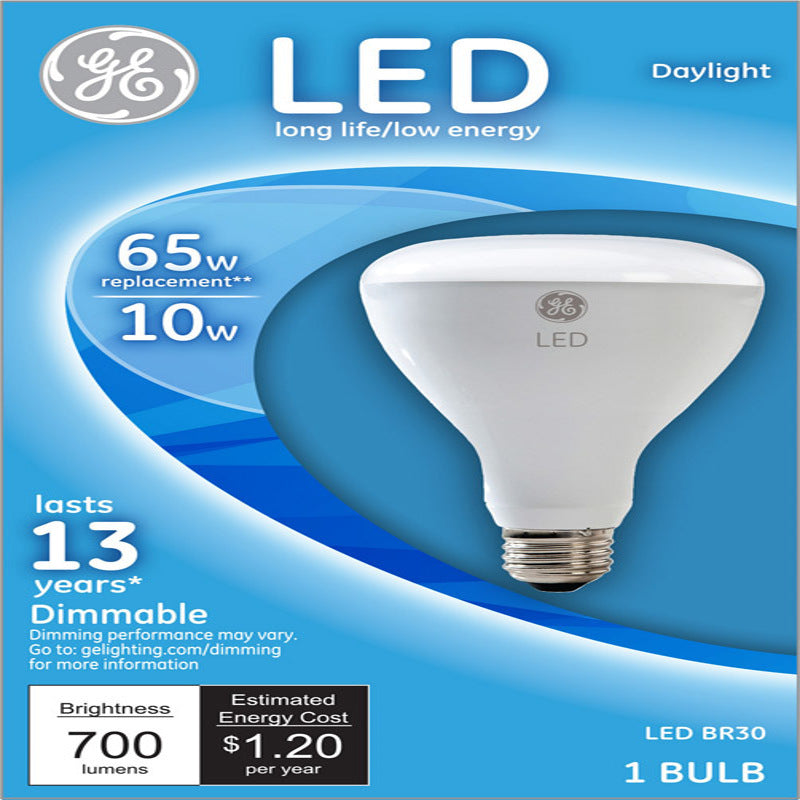 GE, GE BR30 E26 (Medium) Ampoule LED Daylight 65 Watt Equivalence (Pack de 6)