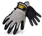 BOSS MFG CO, Gants de travail Caterpillar gris L 1 paire