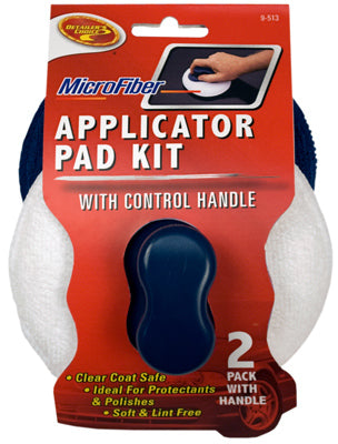 HOPKINS MANUFACTURING, Grippeur Carrand 5 in. L X 5 in. W Microfiber Applicator Pads 2 pk