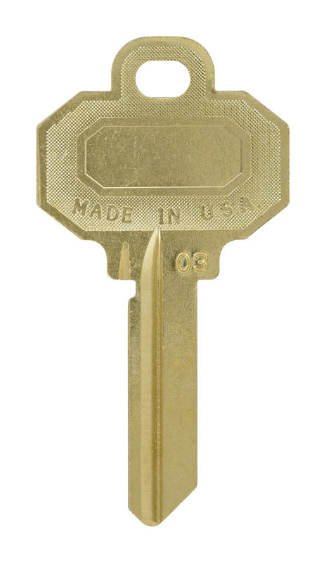 HILLMAN GROUP RSC, Hillman Traditional Key House/Office Universal Key Blank Single (Pack of 10).