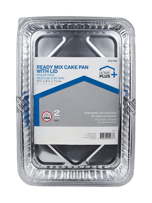 DURABLE INC, Home Plus Durable Foil 8-1/8 in. W x 12-1/4 in. L Silver 2 pk (paquet de 12)