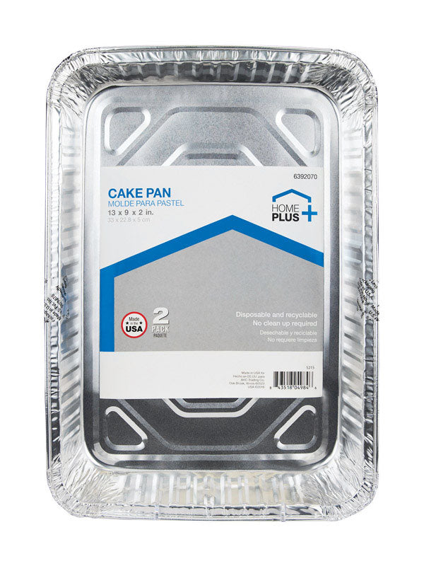 DURABLE INC, Home Plus Papier d'aluminium durable 9 po. W x 13 in. L Silver 2 pk (paquet de 12)