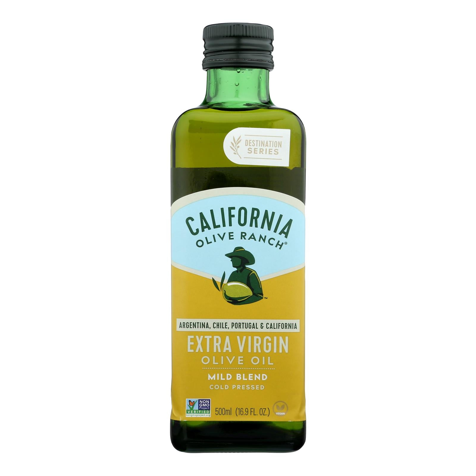 Ranch d'olives de Californie, Huile d'olive California Olive Ranch - Douce et beurrée - Carton de 6 - 16.9 fl oz. (Paquet de 6)