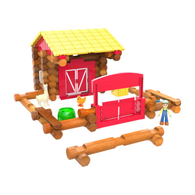 Lincoln Logs, Jeu de construction, Fun on the Farm, 3 ans et plus