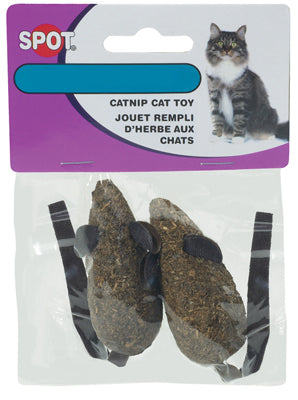 SPOT, Jouet pour chat à l'herbe à chat, souris Candy, lot de 2 (lot de 3)