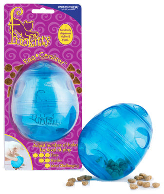 PetSafe- FunKitty, Jouet pour chat, distributeur de friandises Egg-Cersizer (lot de 3)