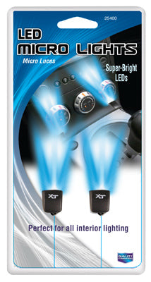 Accessoires sur mesure, Lampe d'appoint à LED pour voiture, allume-cigarette, bleue, 12 volts (Lot de 3)