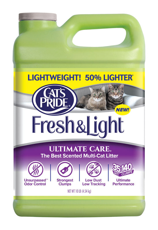 OIL-DRI CORP OF AMERICA, Litière pour chat Cat's Pride Fresh & Light parfum frais et propre 10 lb