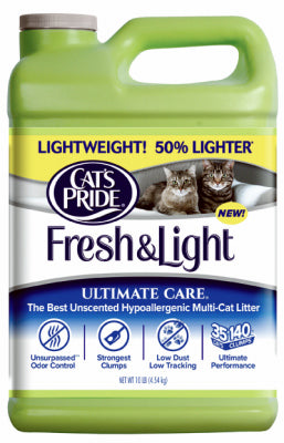 OIL-DRI CORP OF AMERICA, Litière pour chat Fresh & Light No Scent de Cat's Pride 10 lb.